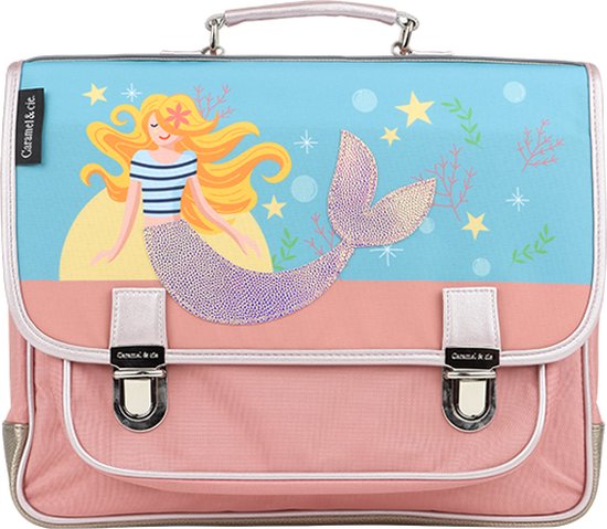 Cartable Ciddle Caramel & Cie - Cartable/Cartable école primaire sirène - Medium | bol.com