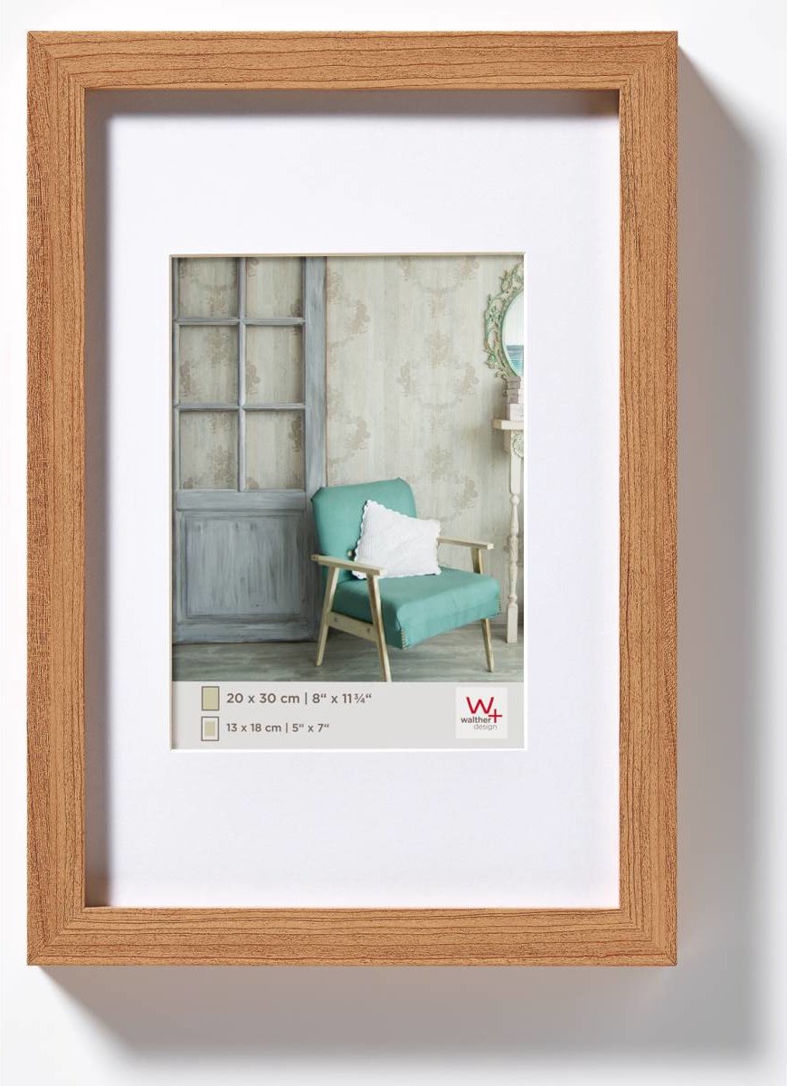 Walther Stockholm - MDF Houten lijst- Fotoformaat 10x15 cm - Beuken