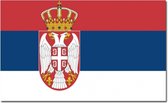 Drapeau de luxe Serbie