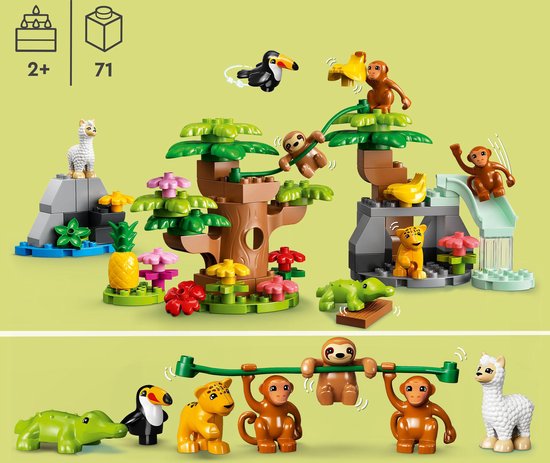 LEGO DUPLO Wilde dieren van Zuid-Amerika - 10973 - LEGO