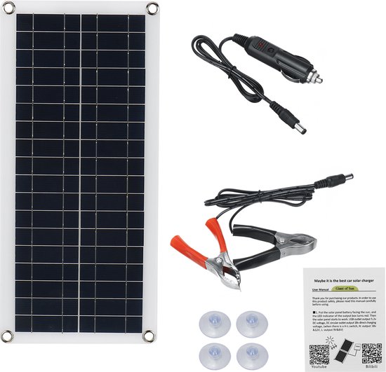 Stuurvnee 30W Flexible Solar Panel Solarzellen für Wohnmobil Hause Dach Van  Camping Solar Batterie, 10A Solar Controller Modul