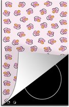KitchenYeah® Inductie beschermer 30x52 cm - Speen - Patronen - Roze - Kookplaataccessoires - Afdekplaat voor kookplaat - Inductiebeschermer - Inductiemat - Inductieplaat mat