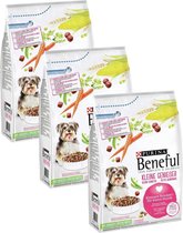 3x Purina Beneful Kleine Genieter - Rund & Groenten - Hondenvoer - 1.4kg