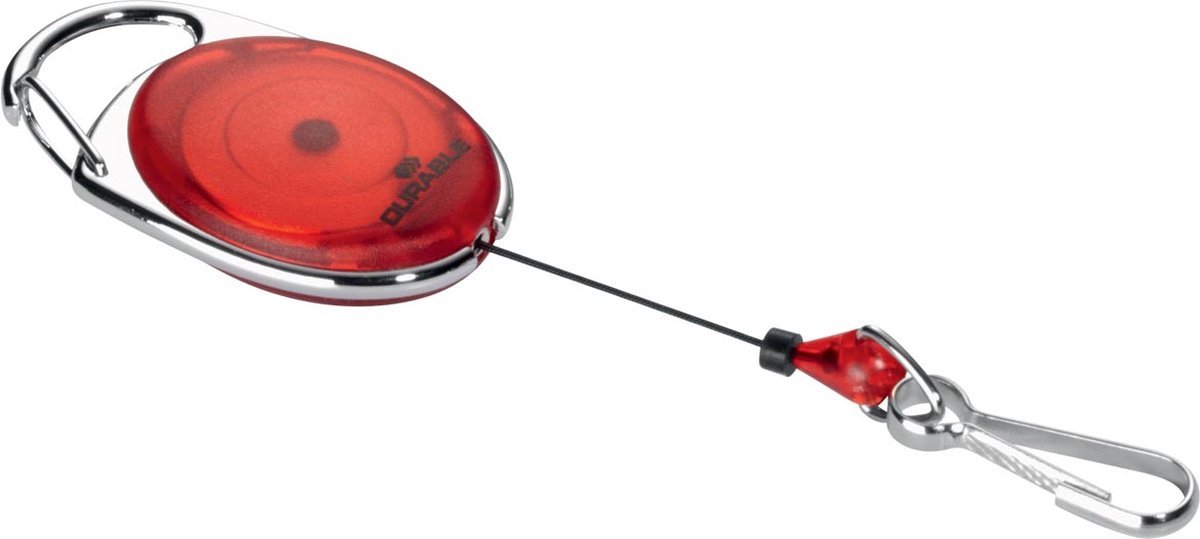 DURABLE Jojo Style clip voor naambadges - 5 stuks Rood