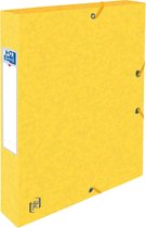 Elastobox oxford top file+ a4 40mm geel | 1 stuk | 9 stuks