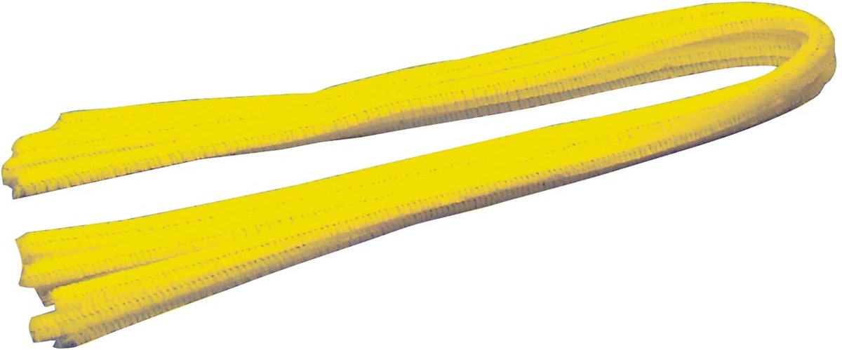 Bouhon chenilledraad geel, pak van 10 stuks 10 stuks