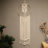 Macramé wandhanger - Macramé dromenvanger - Wanddecoratie - Macramé koord - Wandhanger - Home decoratie