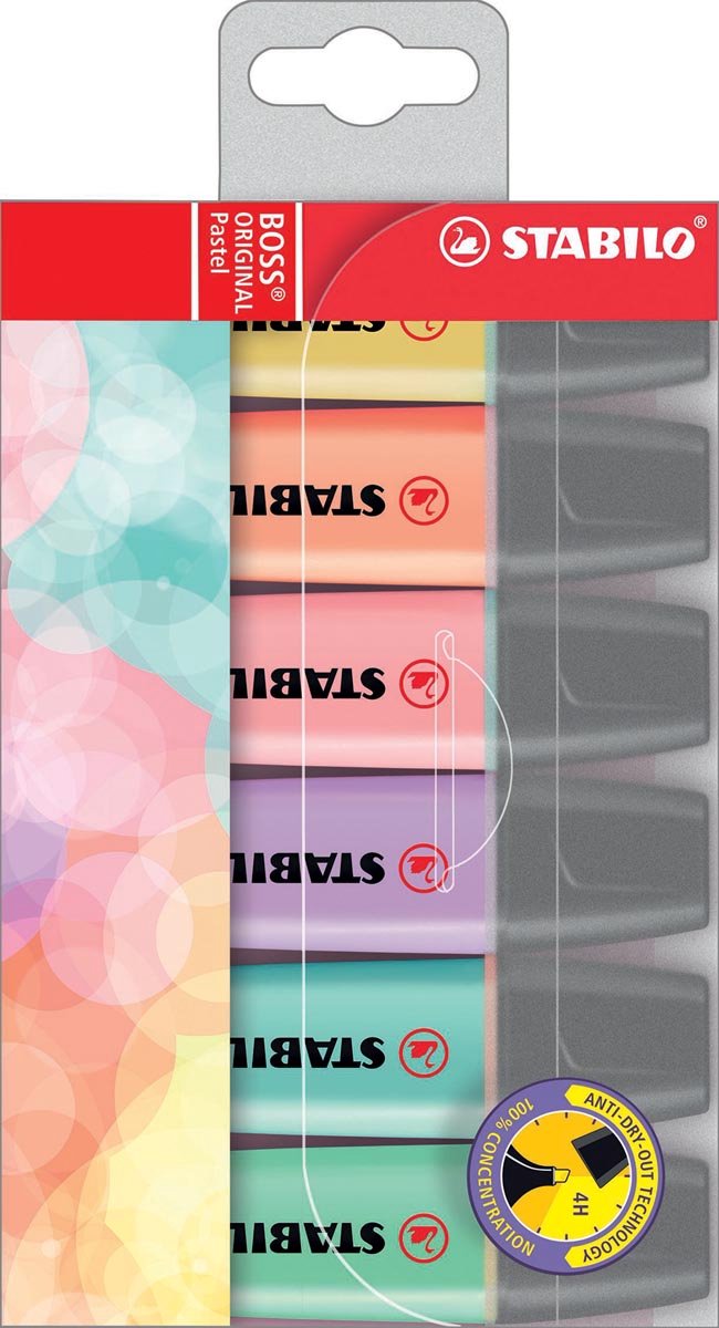 Fluorescerende Markeerstift Set Stabilo Boss Multicolour (5 Stuks)