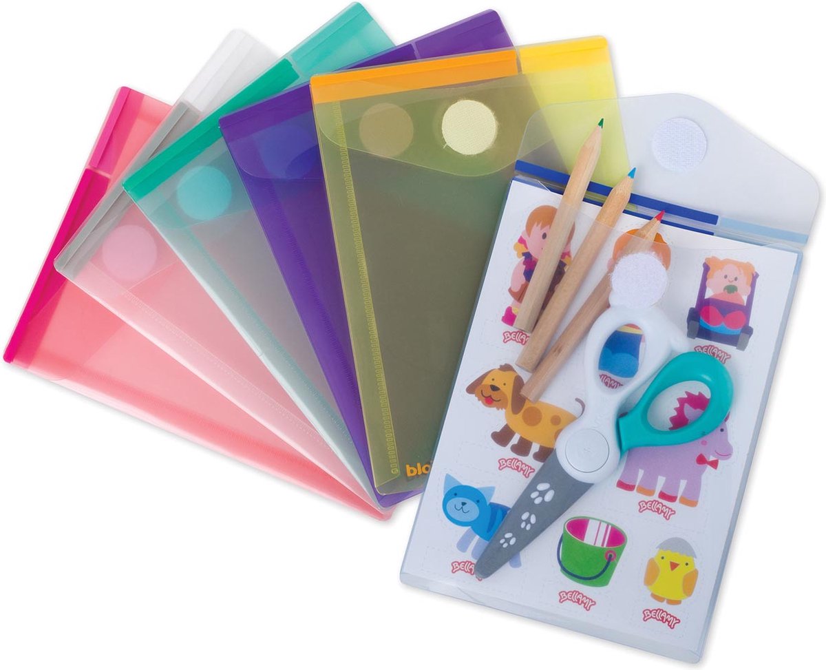 Porte-documents Tarifold Collection Color pour ft A6 portrait (11,4 x 15,8  cm), lot de