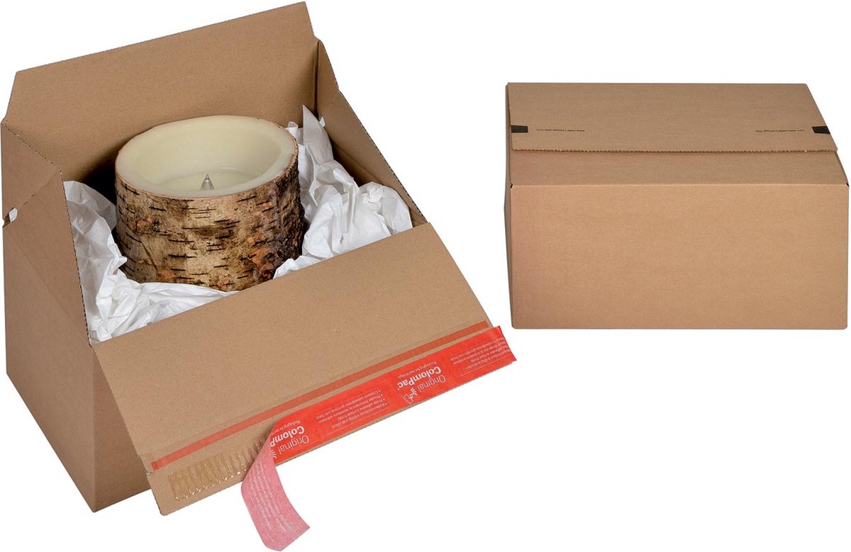 Colompac Eurobox Size M, binnenformaat 294 x 194 x 137 mm, bruin