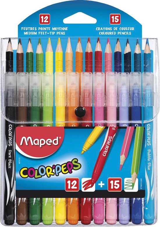 Maped feutre Color'Peps 12 + 3 feutres on