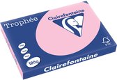 Clairefontaine Trophée Pastel, gekleurd papier, A3, 120 g, 250 vel, roze 5 stuks