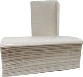 Handdoek z-vouw 1-laags 230x250mm naturel | Doos a 5000 stuk