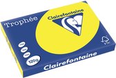 Clairefontaine Trophée Intens, gekleurd papier, A3, 120 g, 250 vel, zonnegeel 5 stuks
