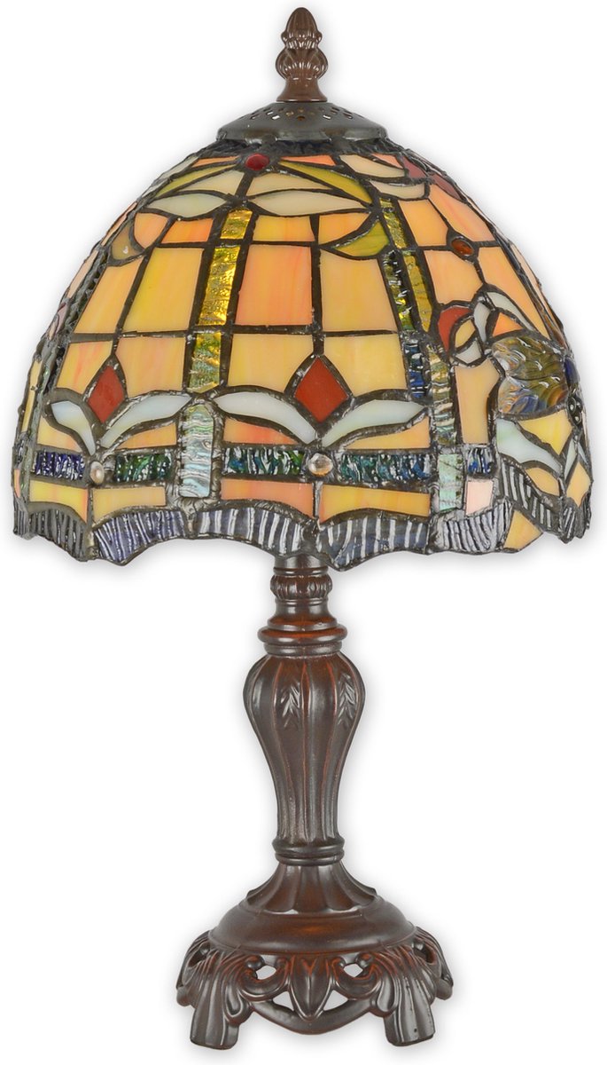 Tiffany stijl tafellamp 35,5 cm hoog