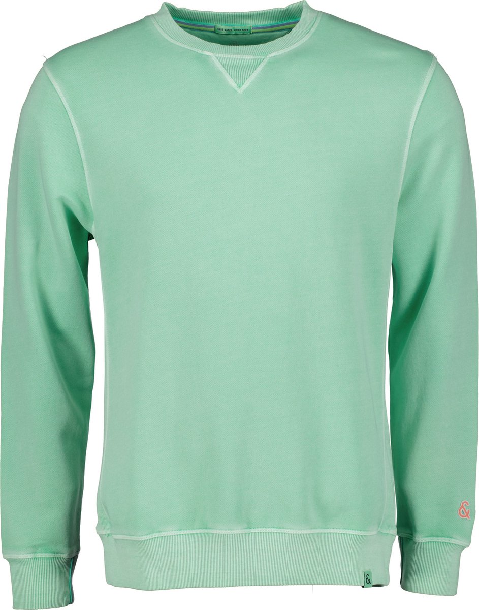 Colours & Sons Sweater - Modern Fit - Groen - L