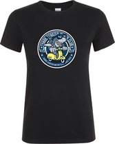 Klere-Zooi - Shark Scooter - Dames T-Shirt - XXL