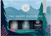 Woolzies The Great Outdoors Essential Oil Collection | Includes Fresh Air, Sea Breeze & Unwind | Fresh, Sharp, Clean Scent | Aromatherapy Therapeutic Grade Oil | For Diffuse & Topical Use | 10 ML