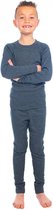 Heatkeeper thermo pantalon/chemise pack enfants - Anthracite - 128/134