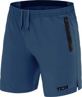 Short léger Elite Tech avec poches zippées pour homme - Blue de Blauw