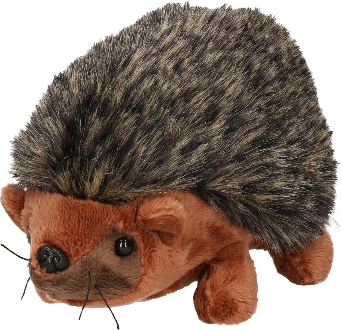 Pluche knuffel dieren Egel van 17 cm - Speelgoed egeltjes knuffels - Cadeau voor jongens/meisjes