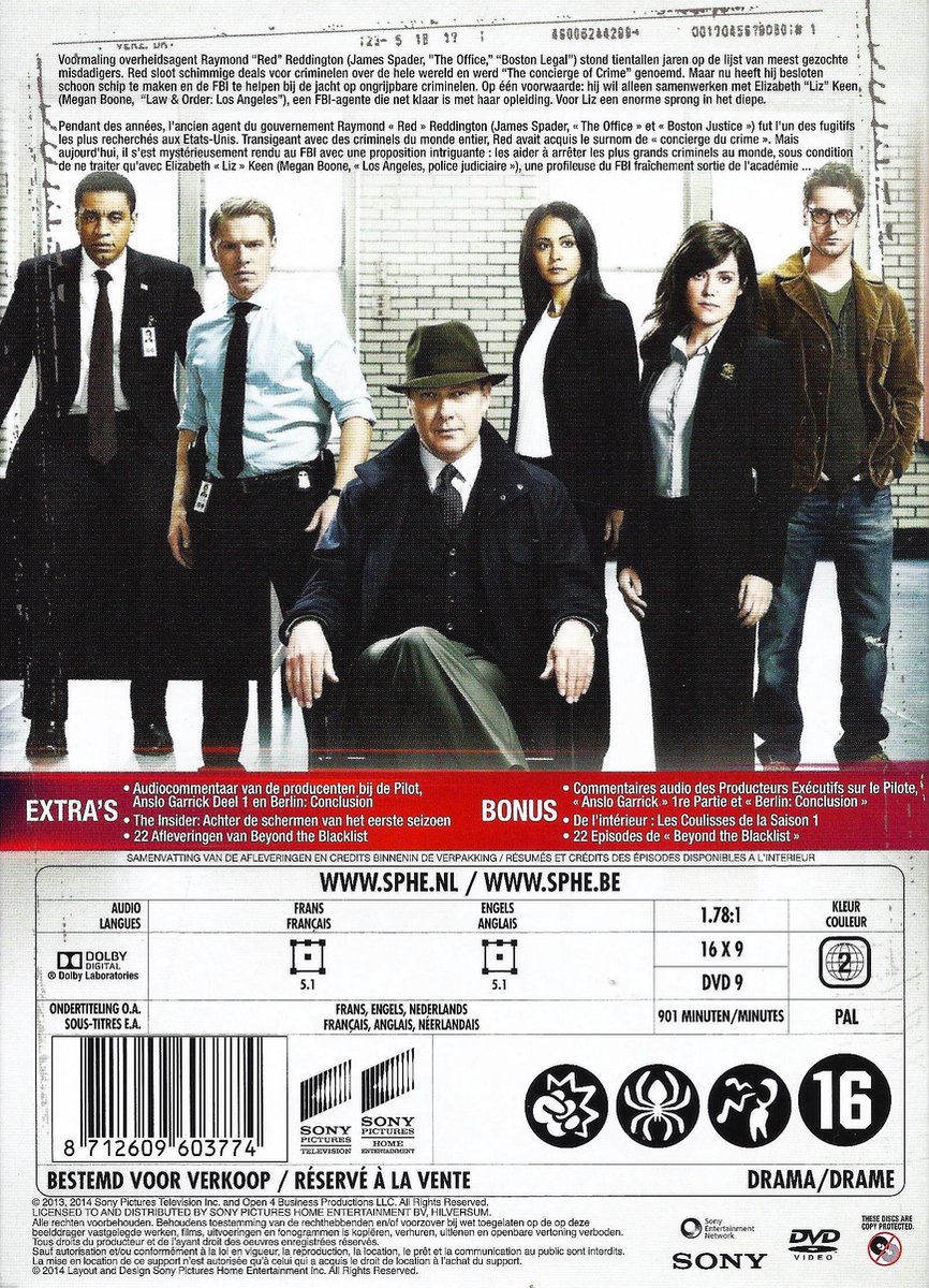 Sony Pictures The Blacklist - Seizoen 1 thumbnail 2