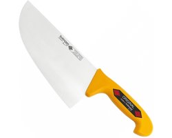 Couteau de Boucher Eikaso Solingen - Extra Large - Jaune - Lame 20 cm - Stijf