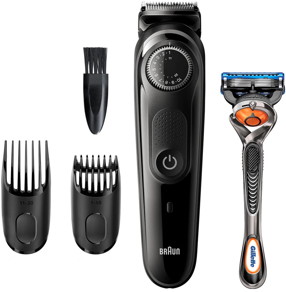 Braun BT3242 baardtrimmer Nat en droog Zwart