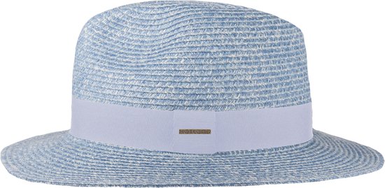 Hatland - UV-Strand hoed voor volwassenen - Alvaro - Blue - maat 57CM