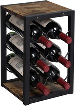Casier à vin - norme de qualité supérieure pour le vin - s'adapte à de nombreuses bouteilles - parfait pour stocker des bouteilles de vin
