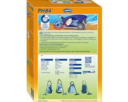 Swirl PH84 stofzuigerzakken - 4 stuks + 1 filter - Geschikt voor Philips OSLO - VISION - Classique TC 400 - 999 - HR6938 HR6939