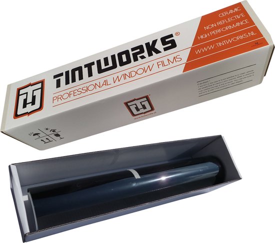 Tintworks - Professionele auto folie 5% - verduisterend - vervormbaar - 300x51cm