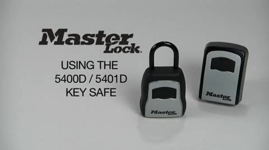 Coffre-fort à clé MasterLock 5401EURD sans support, 118x83x34mm Master Lock