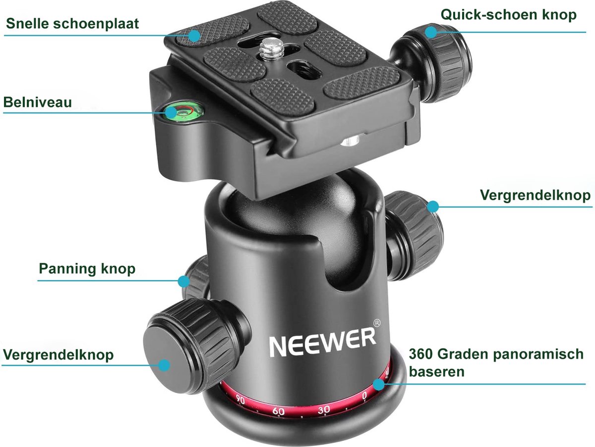 Neewer® 15 Stuks 1/4 3/8 Metalen Schroefomvormer Adapter voor DSLR Camera, Statief, Schouder Rig, Licht Stand, Camera Cage
