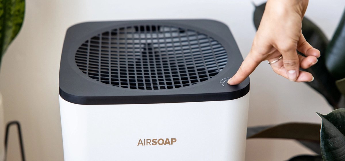 PhoneSoap AirSoap Ionische Luchtreiniger - Ideaal voor Huis, Kantoor of Slaapkamer