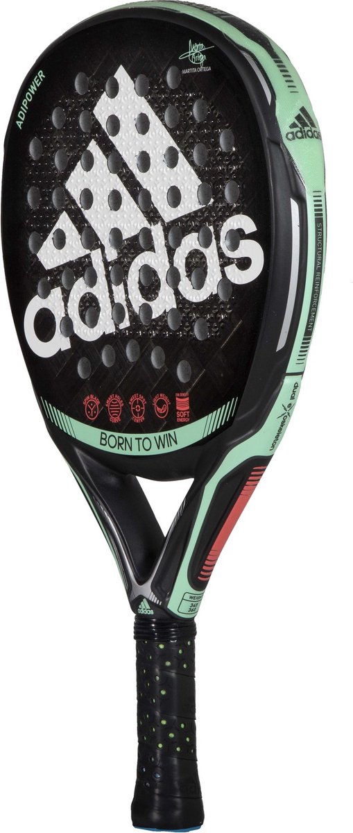 Adidas Adipower Light 3.1 (Rond) - 2022 padel racket zwart/groen/wit | bol