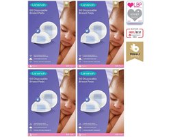 Lansinoh Wegwerp Zoogcompressen - 4 x 60 - Coussinets d'allaitement jetables -disposable nursing pads - (Pack de 240) - 240 stuks