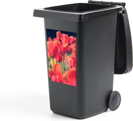 Container sticker Tulpen - Bloemen - Natuur - 40x60 cm - Kliko sticker