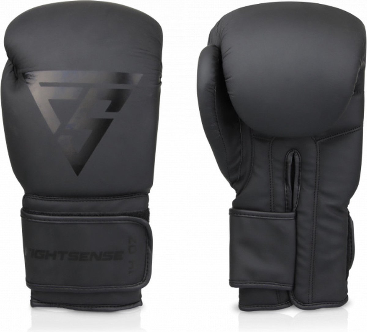 Fightsense - Pro Style training - (kick)bokshandschoen - Premium - zwart - 12 oz