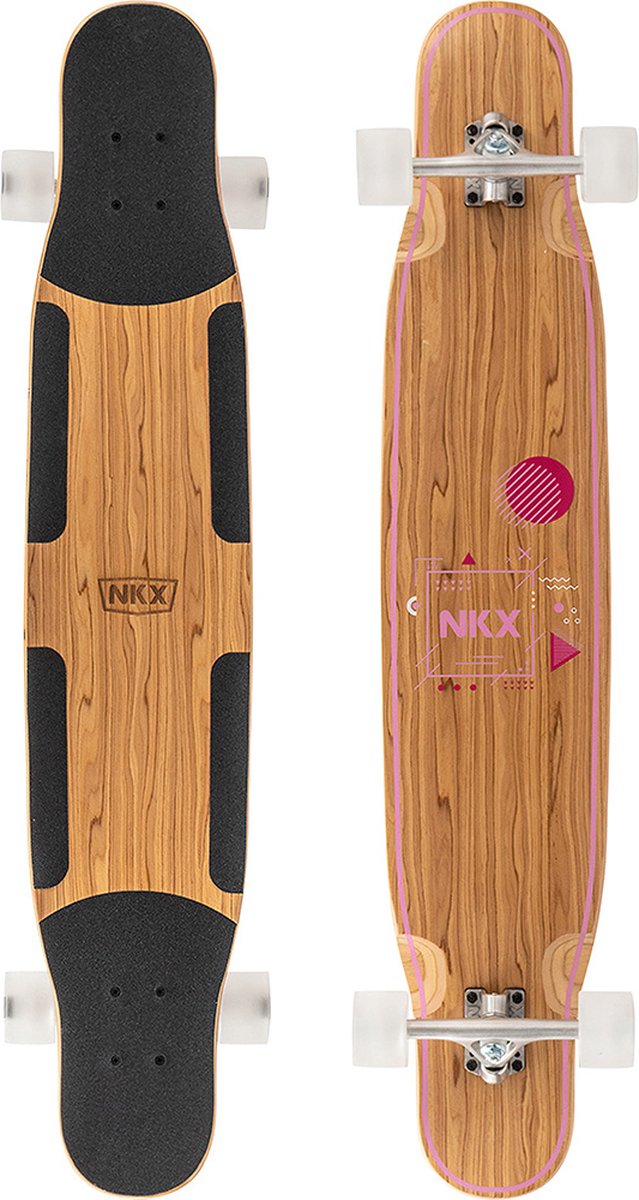 NKX Geometric Dancer Longboard 44 Olijf