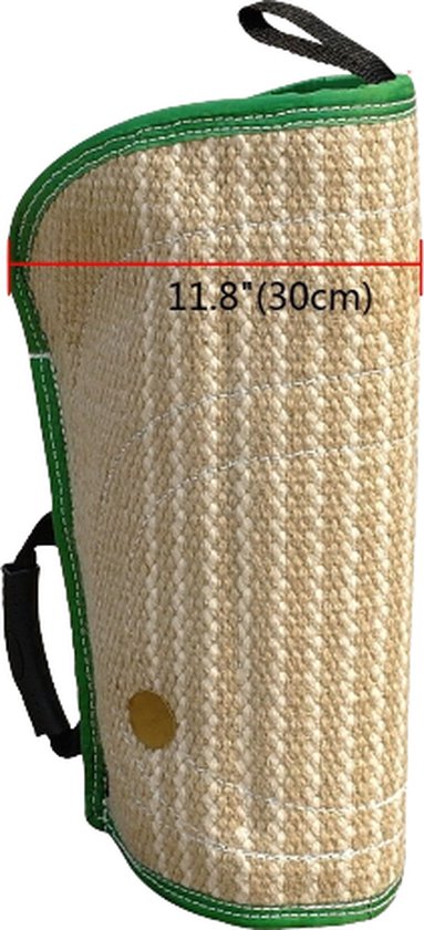 Jonge honden bijtmouw jute (hard). Met of zonder bijtmouw kap