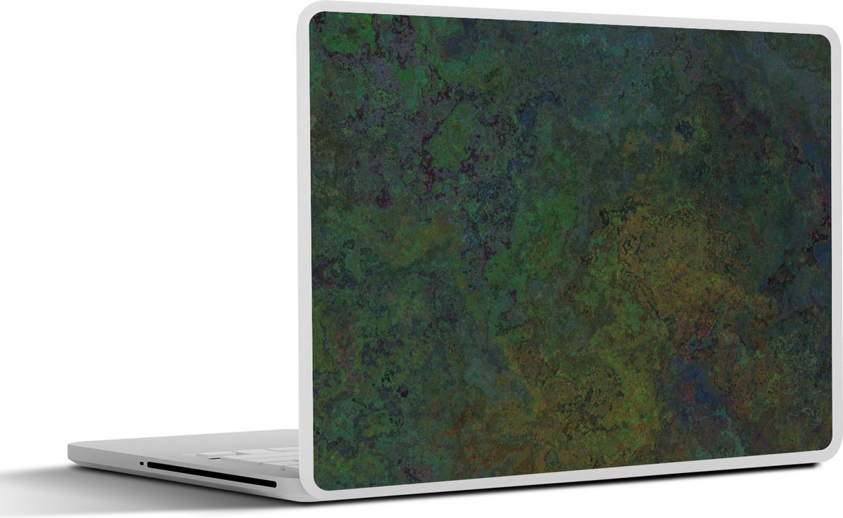 Laptop sticker - 15.6 inch - Leisteen - Roest print - Vintage - 36x27,5cm - Laptopstickers - Laptop skin - Cover