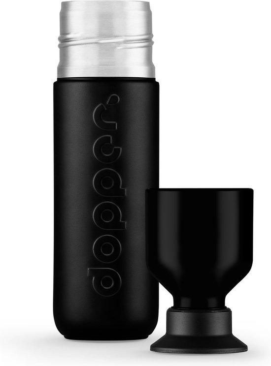 Dopper Thermosfles Insulated Drinkfles - Blazing Black - 350 ml - Dopper