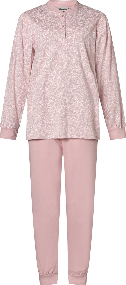 Lunatex dames pyjama - Porto spring flower - oudroze Oudroze, spring flower