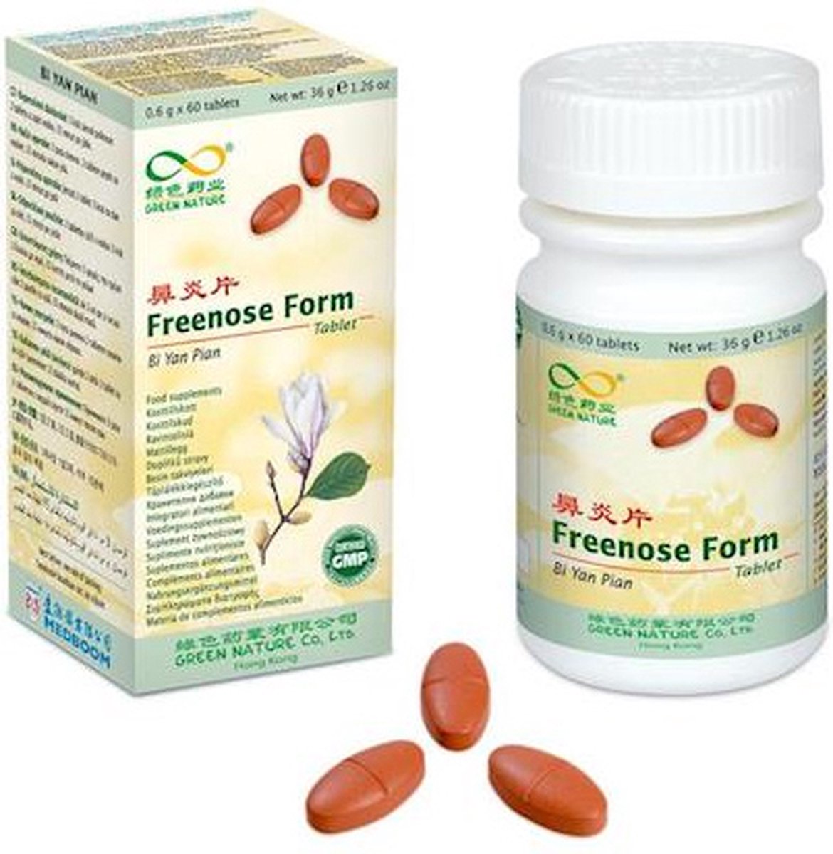 Freenose Form - Bi Yan Pian - verstopte neus
