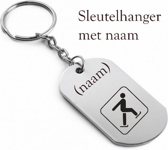 Akyol - Schaatsen Sleutelhanger - Sport - Gegraveerde sleutelhanger - Ice skates - Skeeleren - Universum - Skeelers - Cadeau - Gegrafeerde sleutelhanger - Gepersonaliseerd - Accessoires - 5 x 3 CM - Sleutelhanger met naam