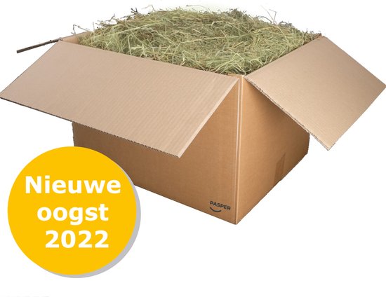 Hooi 5kg - Van de boer uit Nederland - 2022 geoogst - Konijn, Cavia en Knaagdier - Konijnenvoer - Weide hooi