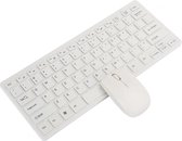 Mini keyboard - Mouse - Toetsenbord - Muis - K-03 - Draadloos - Wireless - Wit / White - USB