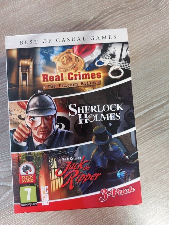 Best Of Casual Games 3 Pack: Real Crimes, Sherlock Holmes & Jack The Ripper