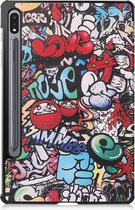 Hoesje Geschikt voor Samsung Galaxy Tab S8 Ultra Hoesje Case Hard Cover Hoes Book Case - Graffity.